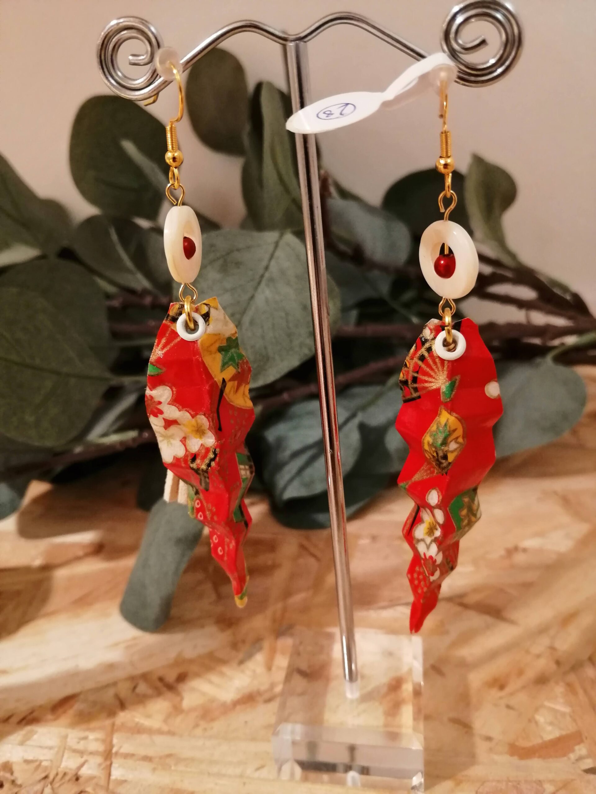 Collections bijoux Calligraphie et Origamis